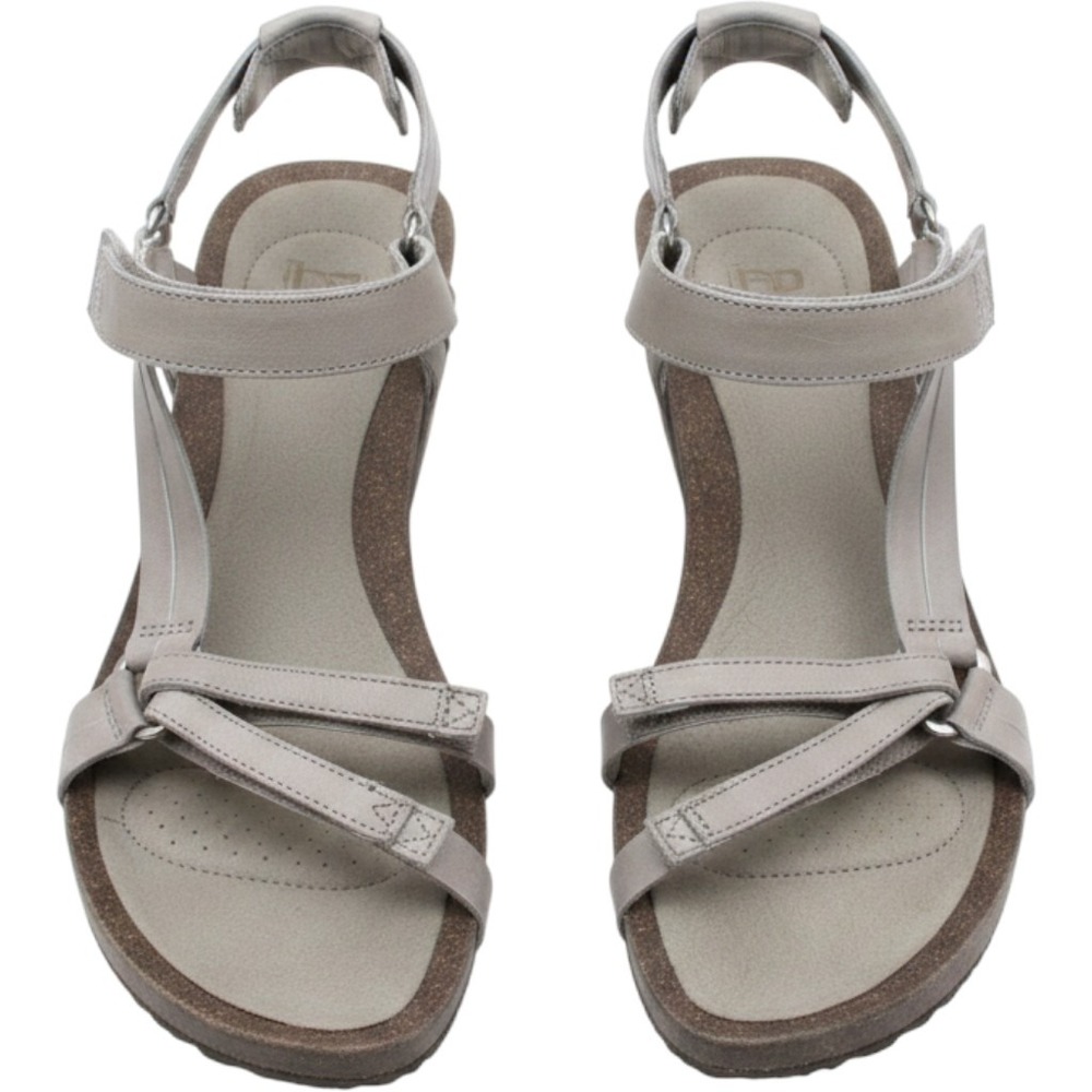 Teva Ysidro Universal Wedge Sandals Women 10 Gray Leather